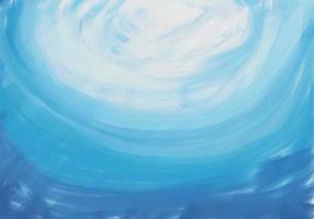 blauwe diepe oceaan olie acryl penseelstreek grunge getextureerde backgro vector