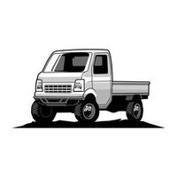 pick-up vectorillustratie vector