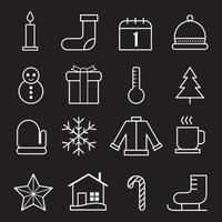 winter pictogram vector ontwerp illustratie