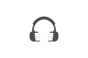 oortelefoon duim logo vector