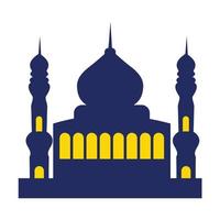 moskee moslim gebed gebouw vector