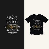 citaten typografie tshirt ontwerp vector