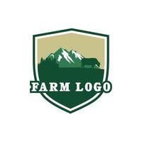 boerderij logo, ranch logo vector