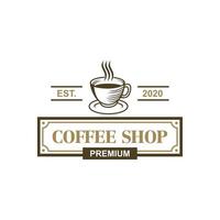 coffeeshop vector, drankje logo vector