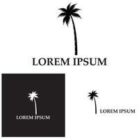 kokospalm pictogram vectorillustratie vector