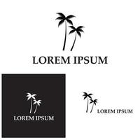 kokospalm pictogram vectorillustratie vector