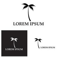 kokospalm pictogram vectorillustratie vector