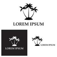 kokospalm pictogram vectorillustratie vector