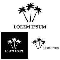 kokospalm pictogram vectorillustratie vector