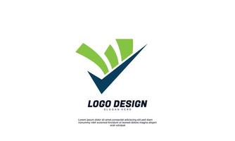 voorraad vector abstract creatief boekhouden logo sjabloon financiën logo ontwerp vector