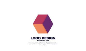voorraad vector abstract eenvoudig in het oog springende identiteit bedrijfsbedrijf en zakelijk logo-ontwerp