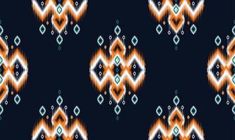 geometrische etnische ikat patroon oosters traditioneel ontwerp voor achtergrond. vector