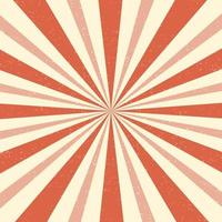 retro circus burst-vector. vierkante vintage stralen achtergrond vector