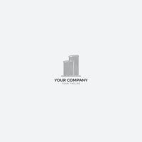 appartementsgebouw agentschap logo real vector