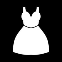 vrouw jurk witte kleur pictogram. vector