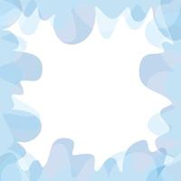 blauwe toon pastel wolk, water sjabloon banner. vector