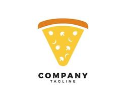 pizza logo sjabloon, fastfood vector ontwerp, Italiaans pizza restaurant ontwerp logo