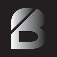 letter b logo ontwerp vector