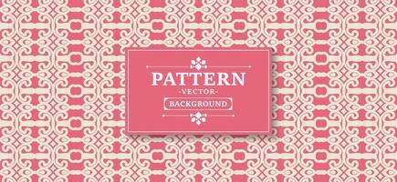 elegante roze patroon vintage achtergrond vector