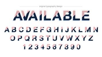 Modern abstract typografieontwerp vector