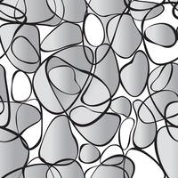 Abstracte swirl lijn naadloze patroon. Chaotische stroming bewegingstextuur. vector