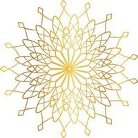 gouden mandala ontwerppatroon, achtergrond, bloem, decoratie, cirkel, vector