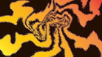 oranje abstracte achtergrond zoals psychedelische stijl vector