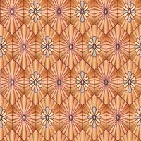 Abstract bloemenpatroon. Stijlvolle geometrische naadloze sieraad vector