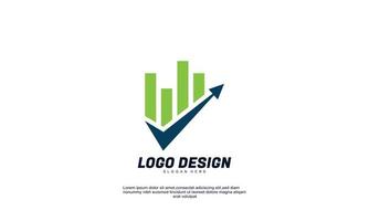 creatieve boekhouding ontwerp logo sjabloon financiën logo ontwerp vector kleurrijk