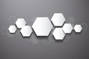 abstracte bijenkorf ontwerp zeshoek achtergrond vector