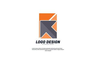 abstract idee bedrijf bedrijf rechthoek pijl logo vector ontwerp abstract embleem ontwerpen concept logo's sjabloon