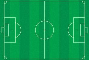 realistisch gestreept groen voetbal of voetbalveld vector