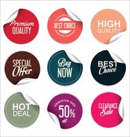 Moderne badges stickers en labels-collectie vector