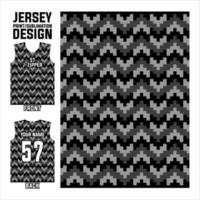 abstract patroonontwerp jersey afdrukken, sublimatie jersey voor teamsporten voetbal, basketbal, volleybal, honkbal, enz vector