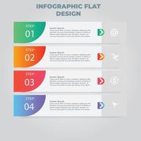 visualisatie van zakelijke gegevens. proces grafiek. abstracte elementen van grafiek, diagram met stappen, opties, onderdelen of processen. vector zakelijke sjabloon voor presentatie. creatief concept voor infographic.