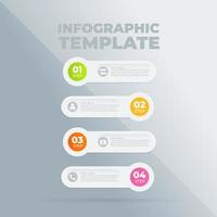 vector infographic ontwerpsjabloon met opties of stappen