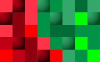 groene en rode kleuren pixelachtig behang. contrast kleur achtergrond vector