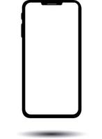 smartphone realistische vector. vector