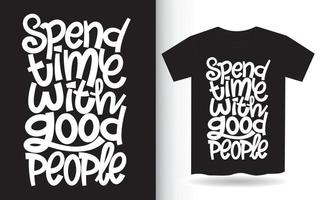 motiverende handbelettering offerte voor t-shirt vector