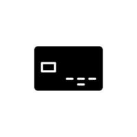 creditcard, betaling solide pictogram, vector, illustratie, logo sjabloon. geschikt voor vele doeleinden. vector