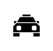 taxi, reizen, vervoer solide pictogram, vector, illustratie, logo sjabloon. geschikt voor vele doeleinden. vector