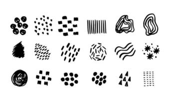 organische vector abstracte texturen, golven, stippen, lijnen, vormen.