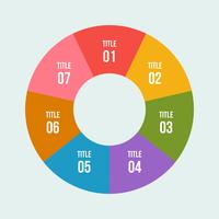 Cirkeldiagram, Cirkel infographic of Cirkeldiagram vector