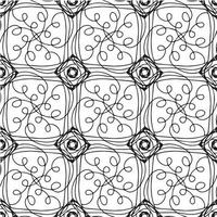 naadloos abstract handgetekend patroon vector