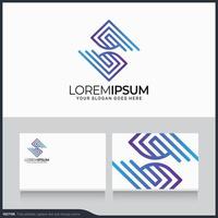 modern geometrisch abstract logo-ontwerp. bewerkbare symbool vectorillustratie vector