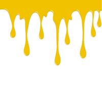 Verf Geel kleurrijk druipend ploetert, Kleurplons of Dalend Vectorontwerp Als achtergrond vector