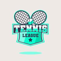 tennis ontwerp logo vector lllustration