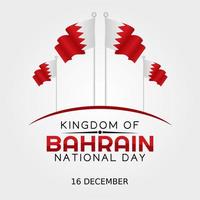 bahrein nationale dag vectorillustratie vector