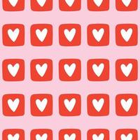 liefde achtergrond. harten patroon. valentijnspatroon. vector