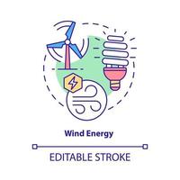 wind energie concept icoon vector